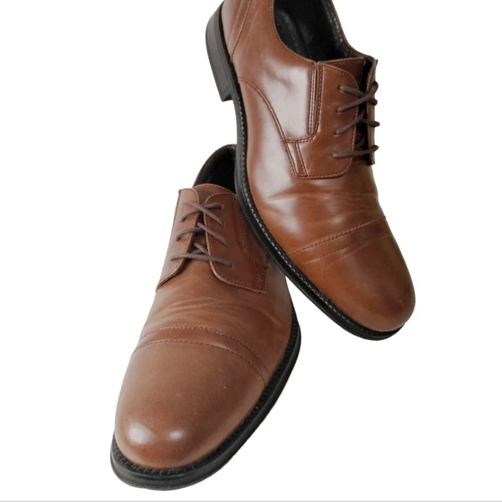Dockers Men's Garfield‎ Lace-up Oxford Dress/Casual Shoes size 11M Maple